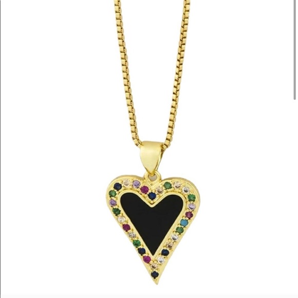 🎉HP🎉Gold Heart Necklace - Picture 2 of 3
